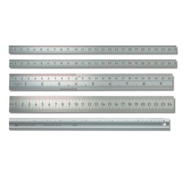 Stainless steel measuring rules 966