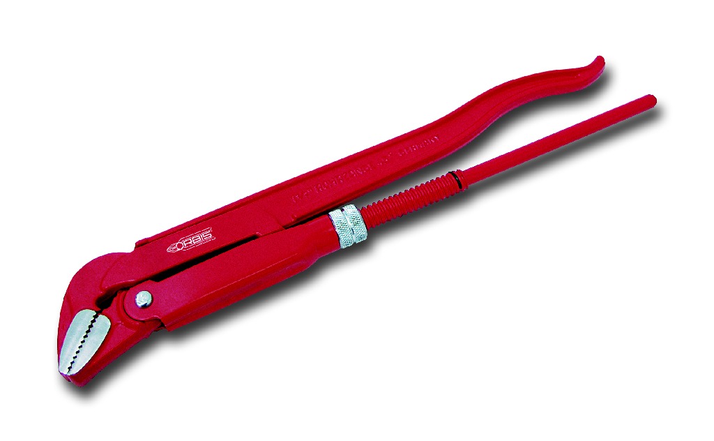 Pipe wrench 45°  430 mm 1½“