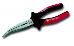 Radio- / Telephone pliers with cutter, bent 40° 200 mm RR